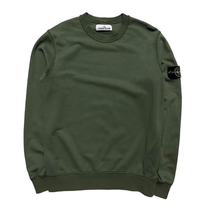 Stone Island Green Pullover Crewneck - Known Source