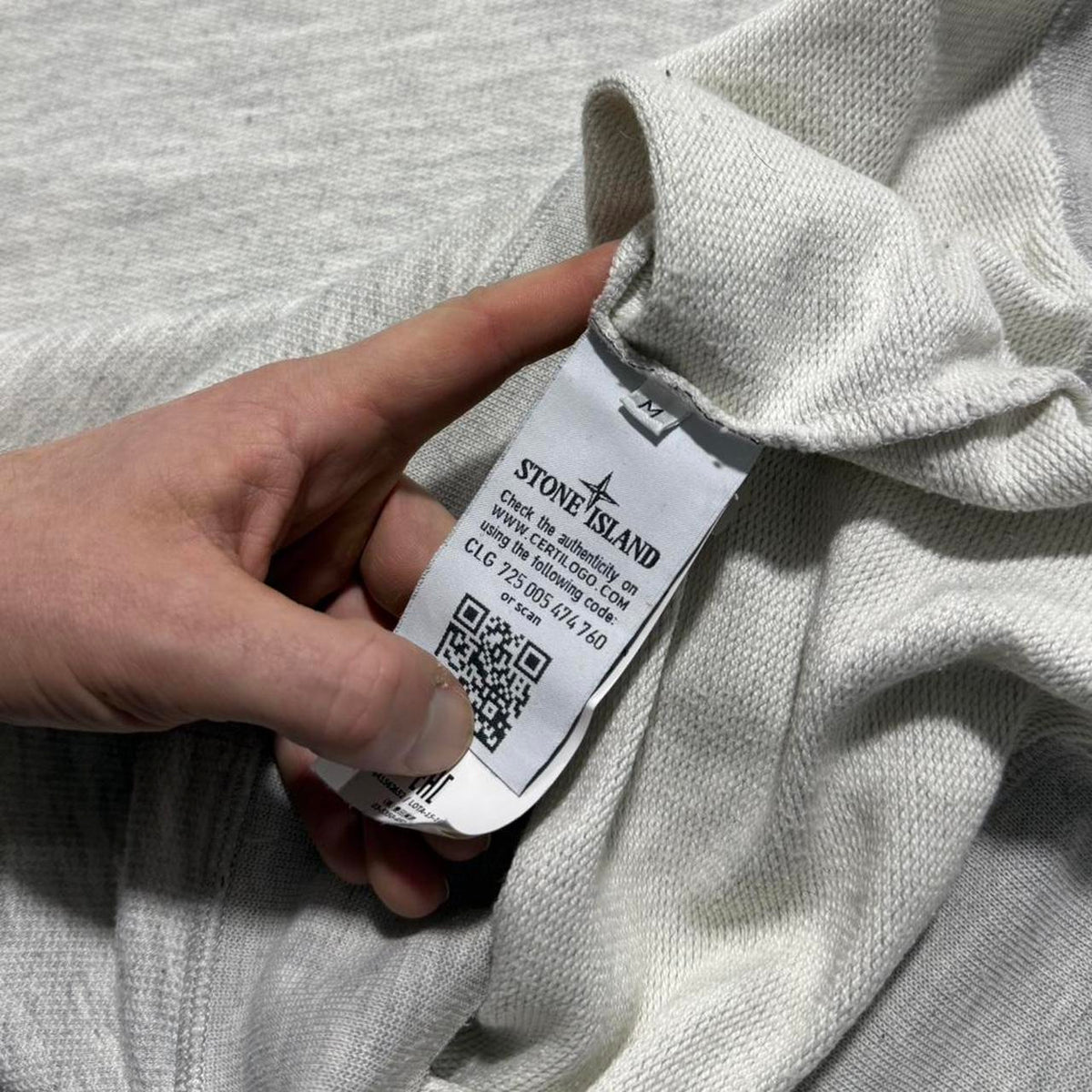 Stone Island Pullover Crewneck | Medium, Light Grey