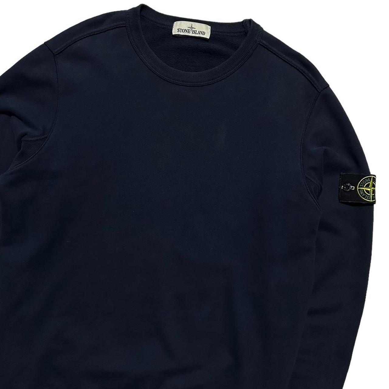 Stone Island Dark Blue Pullover Crewneck - Known Source