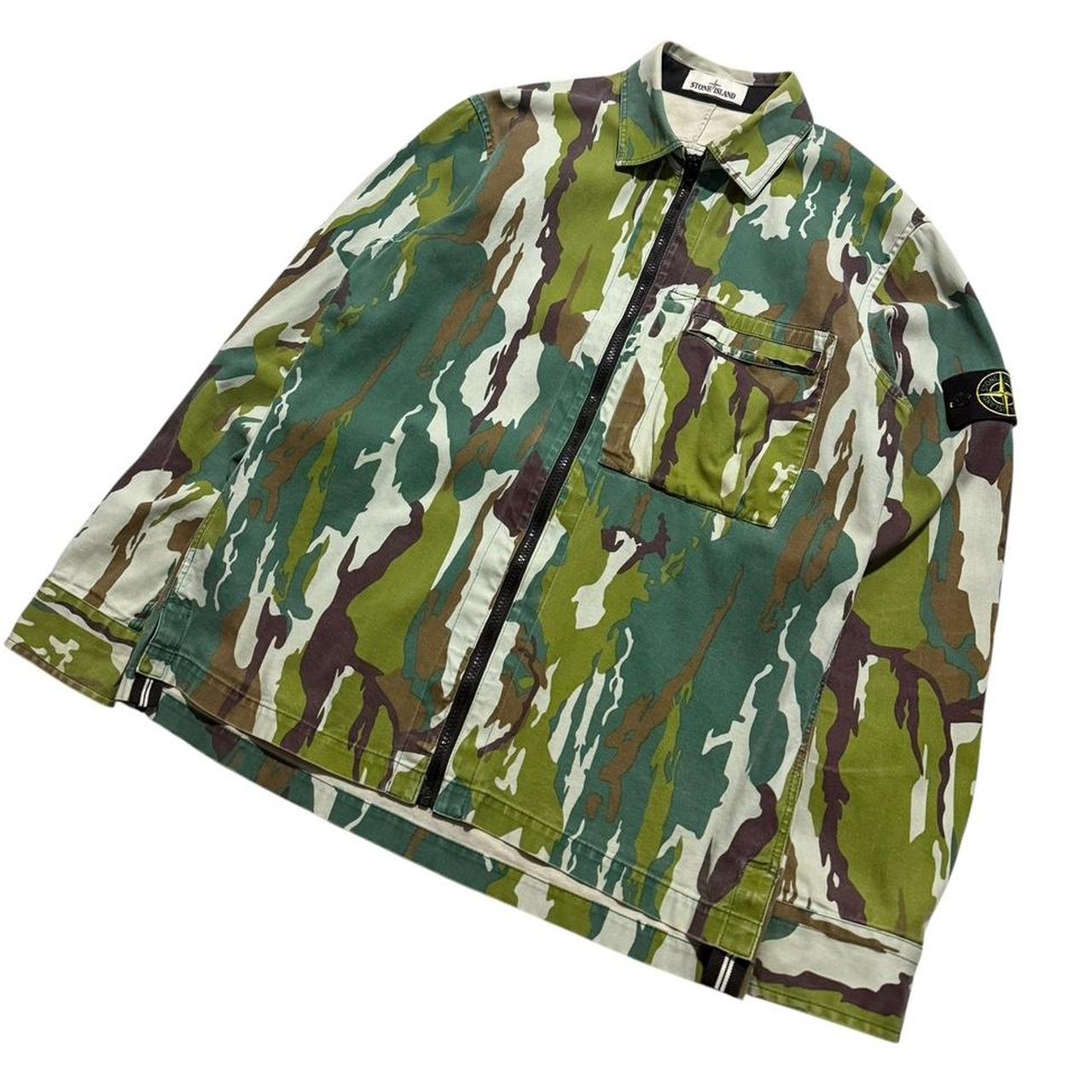 Stone Island Flowing Camo Overshirt