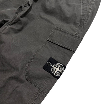 Stone Island Recycled Panama Bottoms | 36, Charcoal