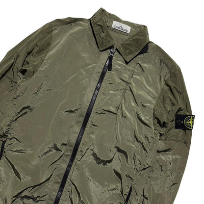 Stone Island Nylon Metal Overshirt | Medium, Olive