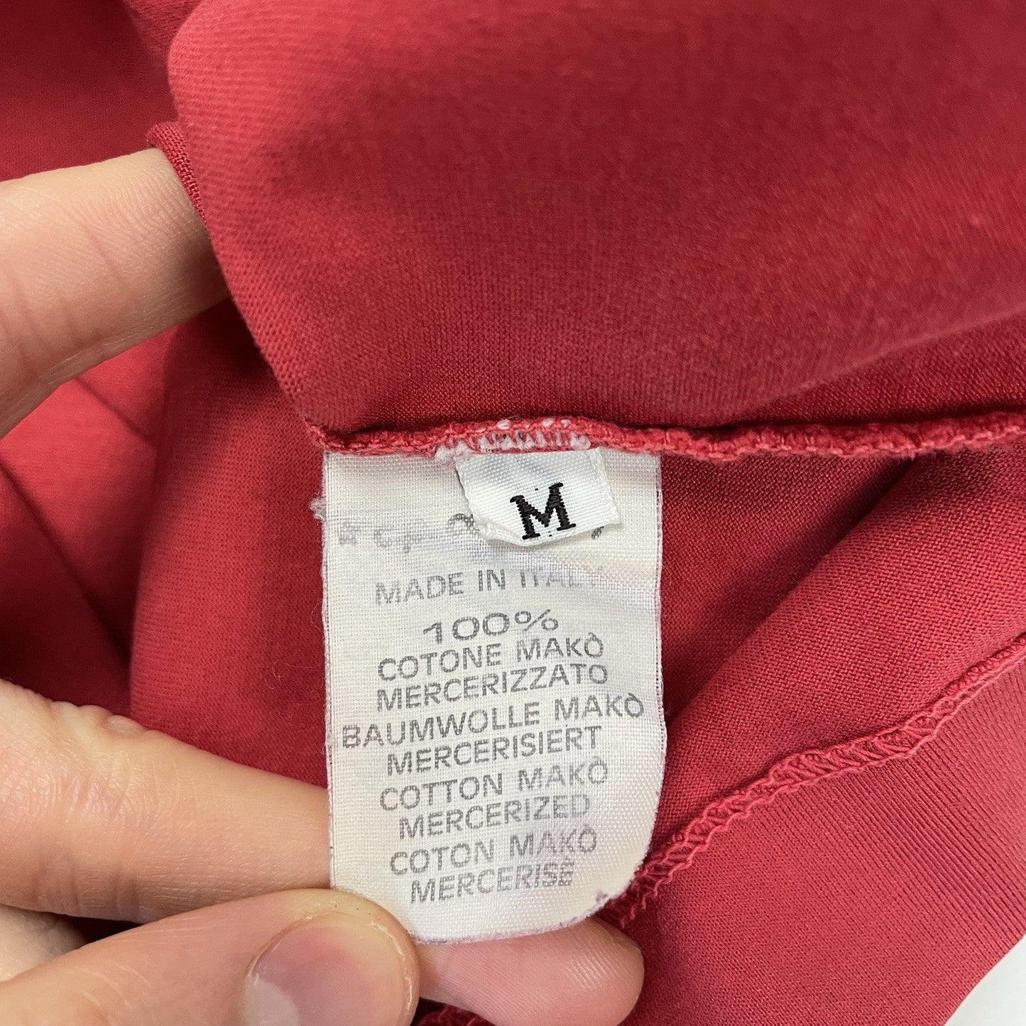Vintage Stone Island Marina T-Shirt, Size Medium | O/S, Red