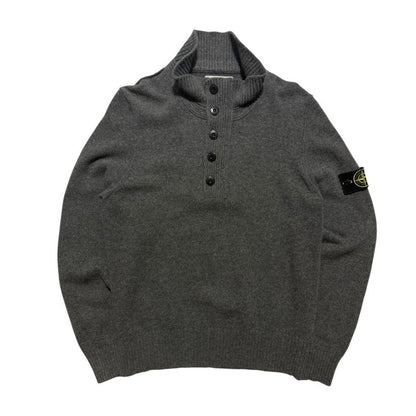 Stone Island Wool Quarter Zip