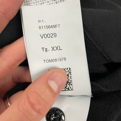 Stone Island Black Felpa Ghost Polo Brand New, Size XXL | XXL, Black