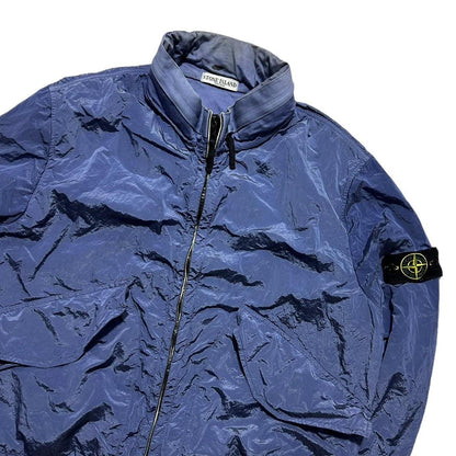 Stone Island Blue Nylon Jacket