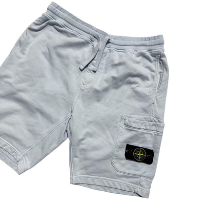 Stone Island Cotton Shorts | Large, Light Grey