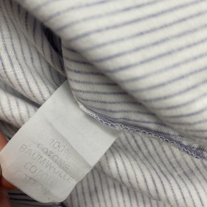 Vintage Stone Island Marina Striped Shirt, Size Large | O/S, Blue and White