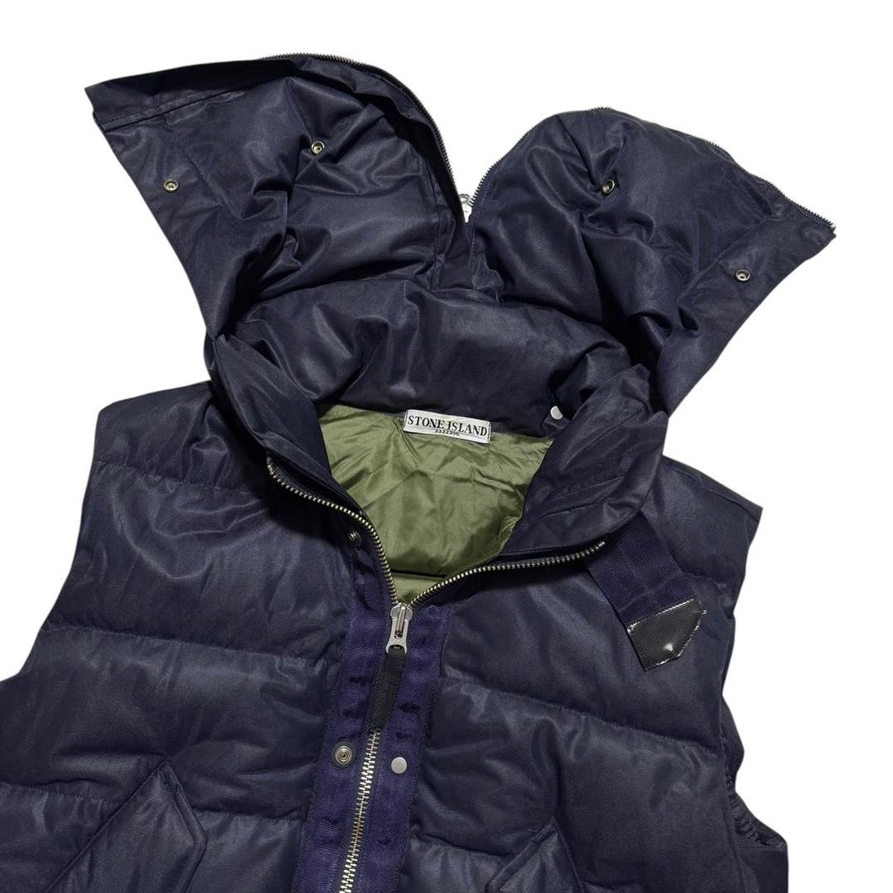 Stone Island Down Gilet | Large, Navy