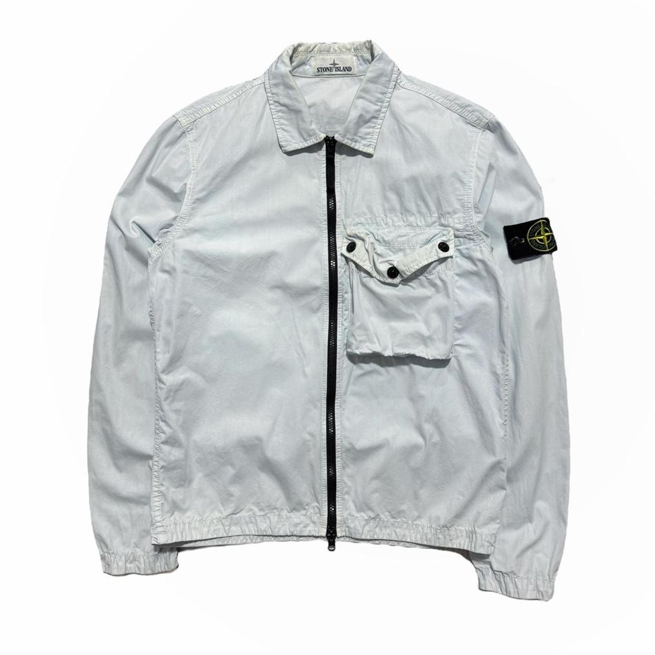 Stone Island Light Blue Overshirt