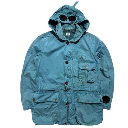 CP Company Belt Mille Miglia Goggle Jacket | Large, Sky Blue