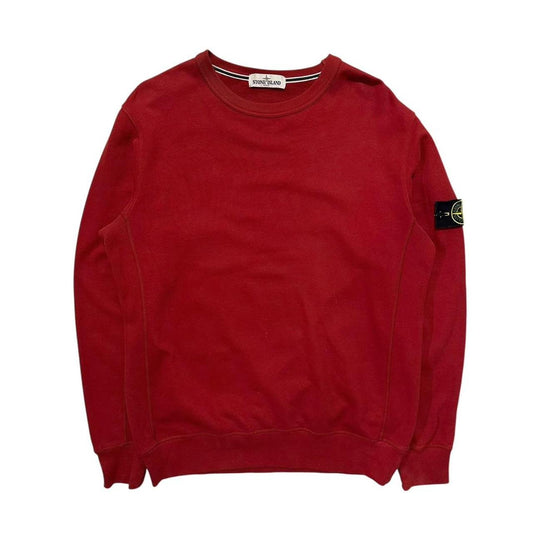 Stone Island Red Crewneck