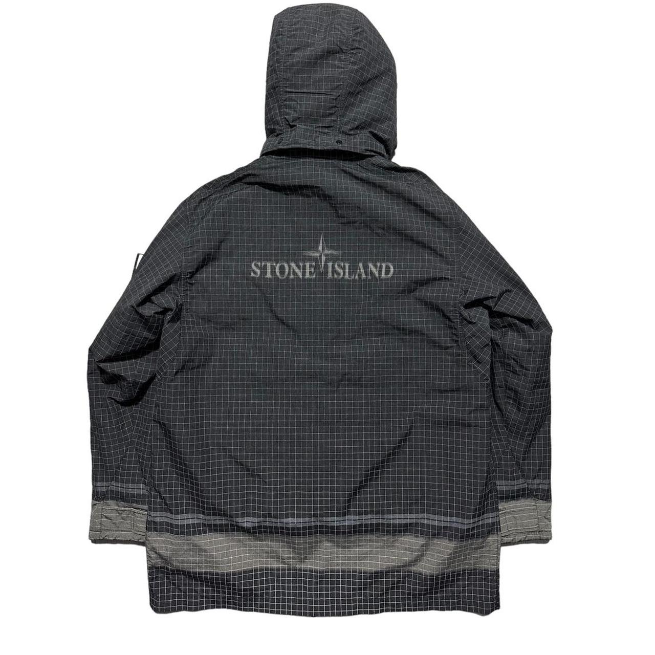 Stone Island Reflective Grid Ripstop Jacket