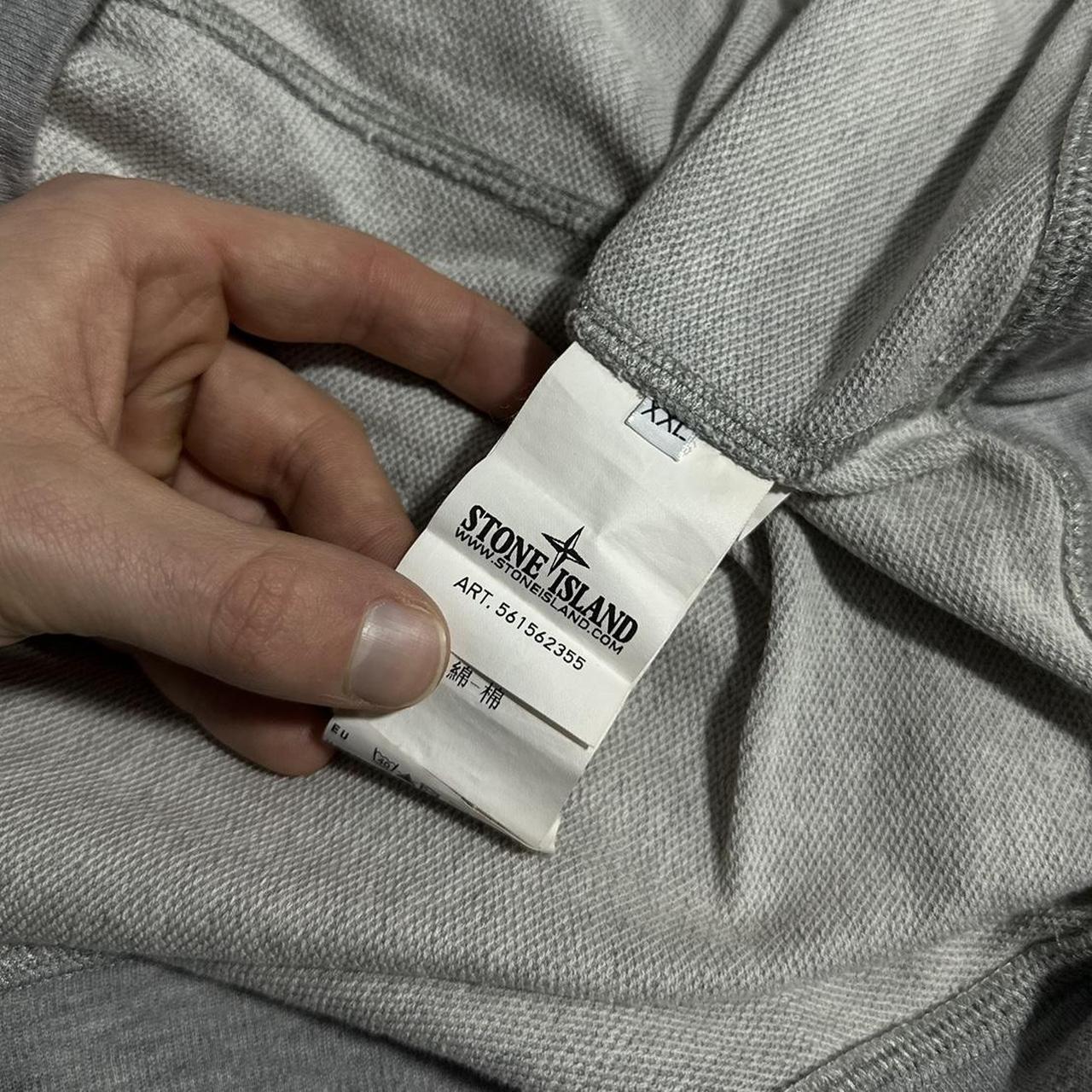 Stone Island Grey Pullover Hoodie | XXL, Grey