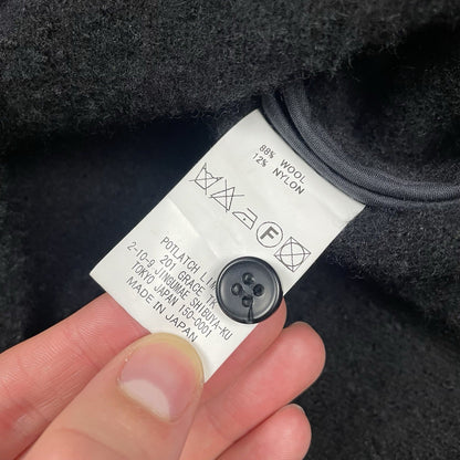 Cav Empt Wool Bouclé Overshirt, Size XL | O/S, Black