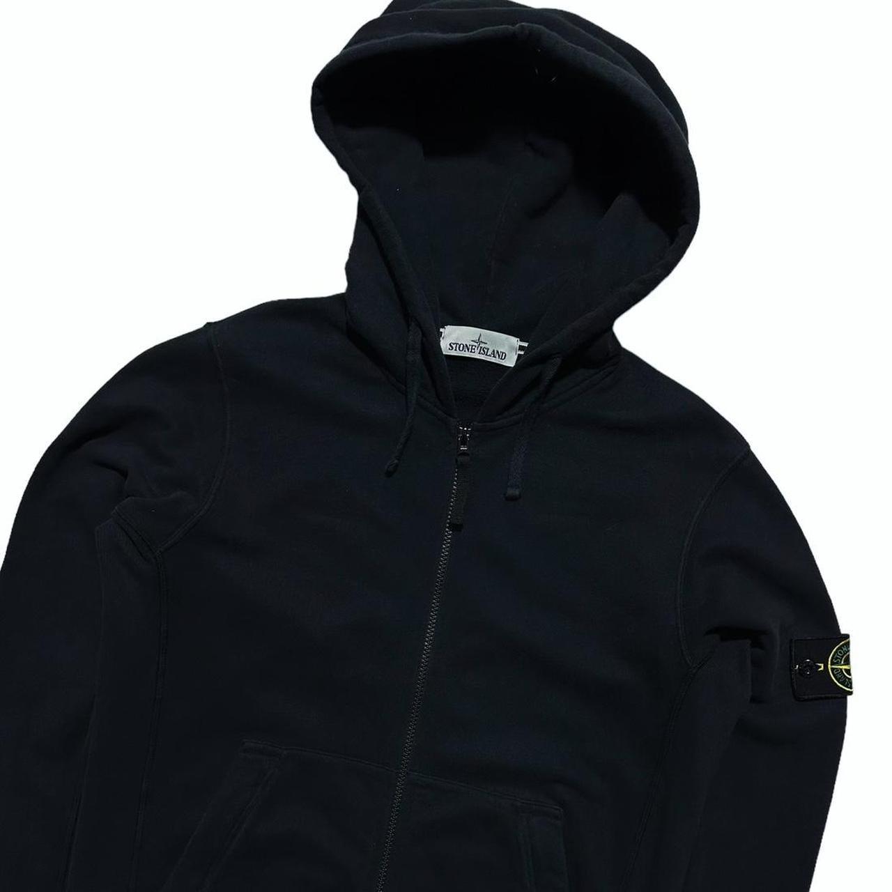 Stone Island Dark Blue Zip Up Hoodie - Known Source