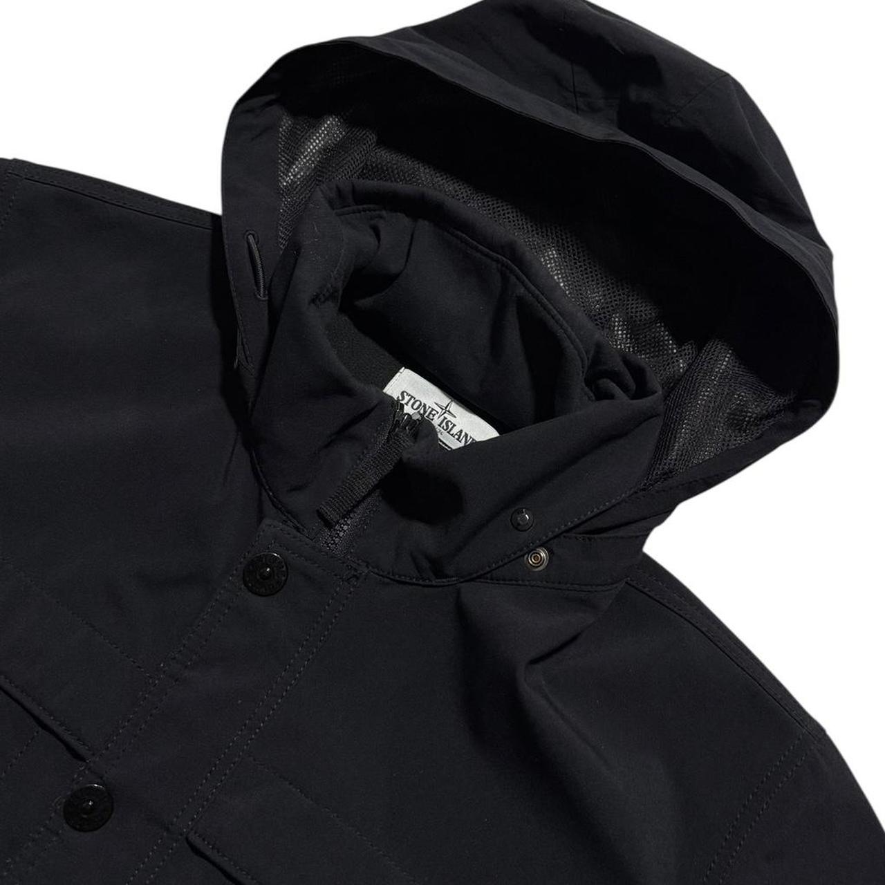 Stone Island Soft Shell Jacket | XXL, Black