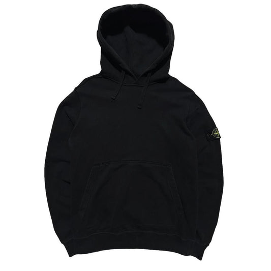 Stone Island Black Pullover Hoodie - Known Source