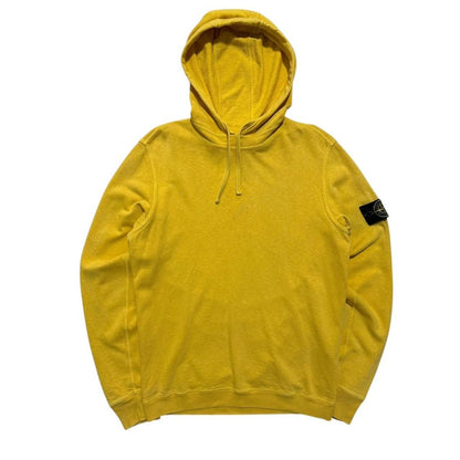 Stone Island Yellow Pullover Hoodie