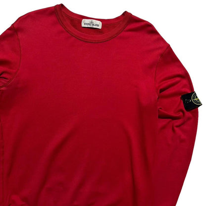 Stone Island Red Pullover Jumper