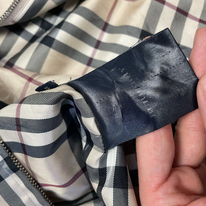 Burberry Nova Check Jacket, Size Small | O/S, Beige