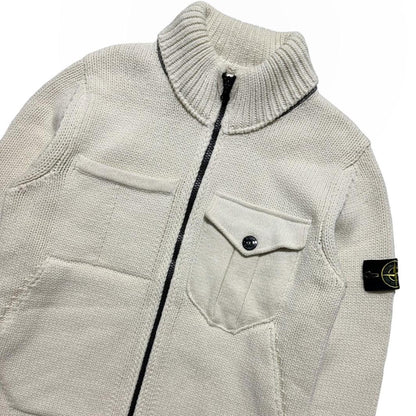 Stone Island Heavy Knit Zip Down