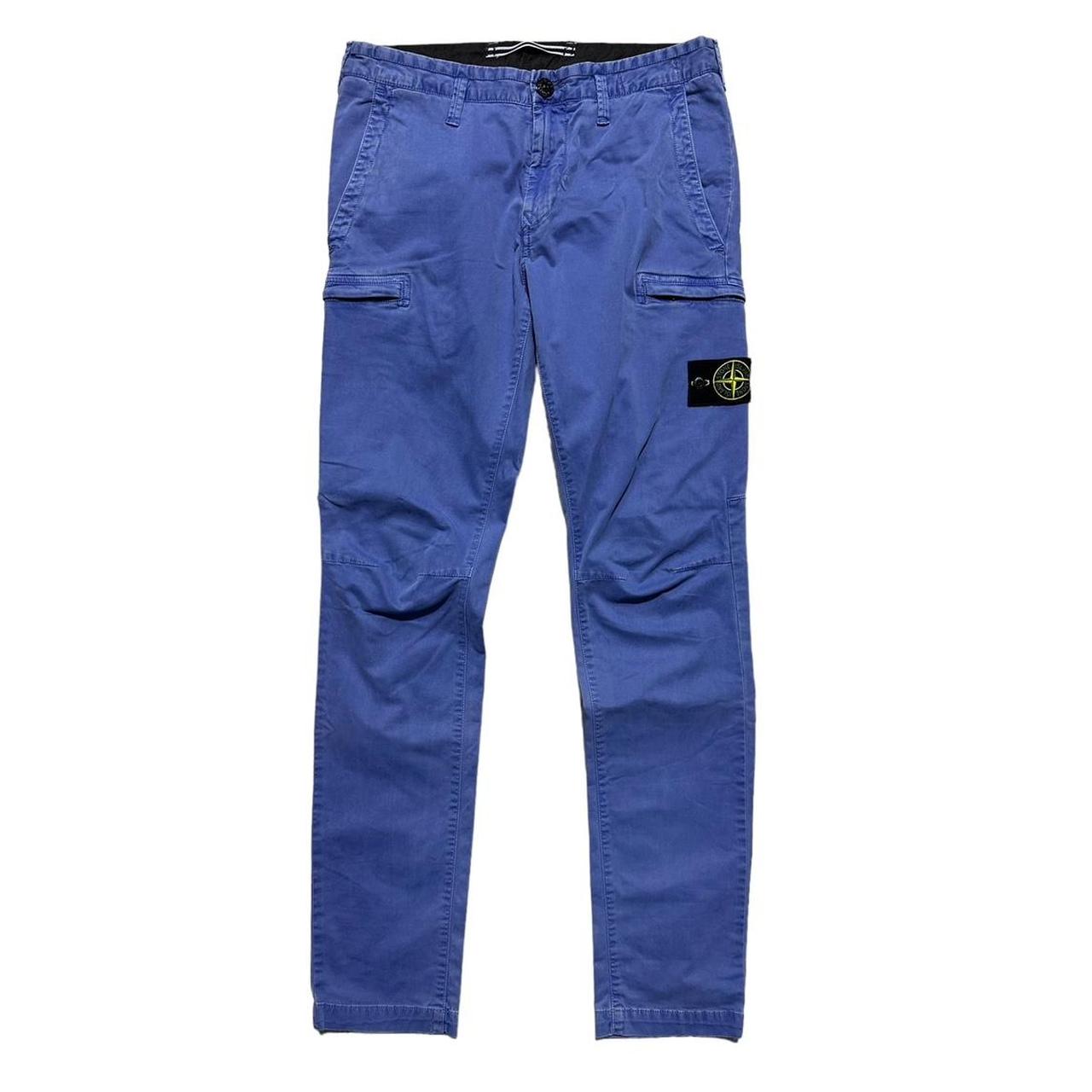 Stone Island Blue Combat Cargos