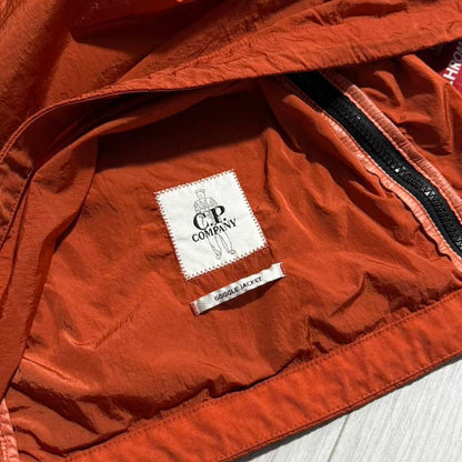 CP Company Orange Nylon Goggle Jacket