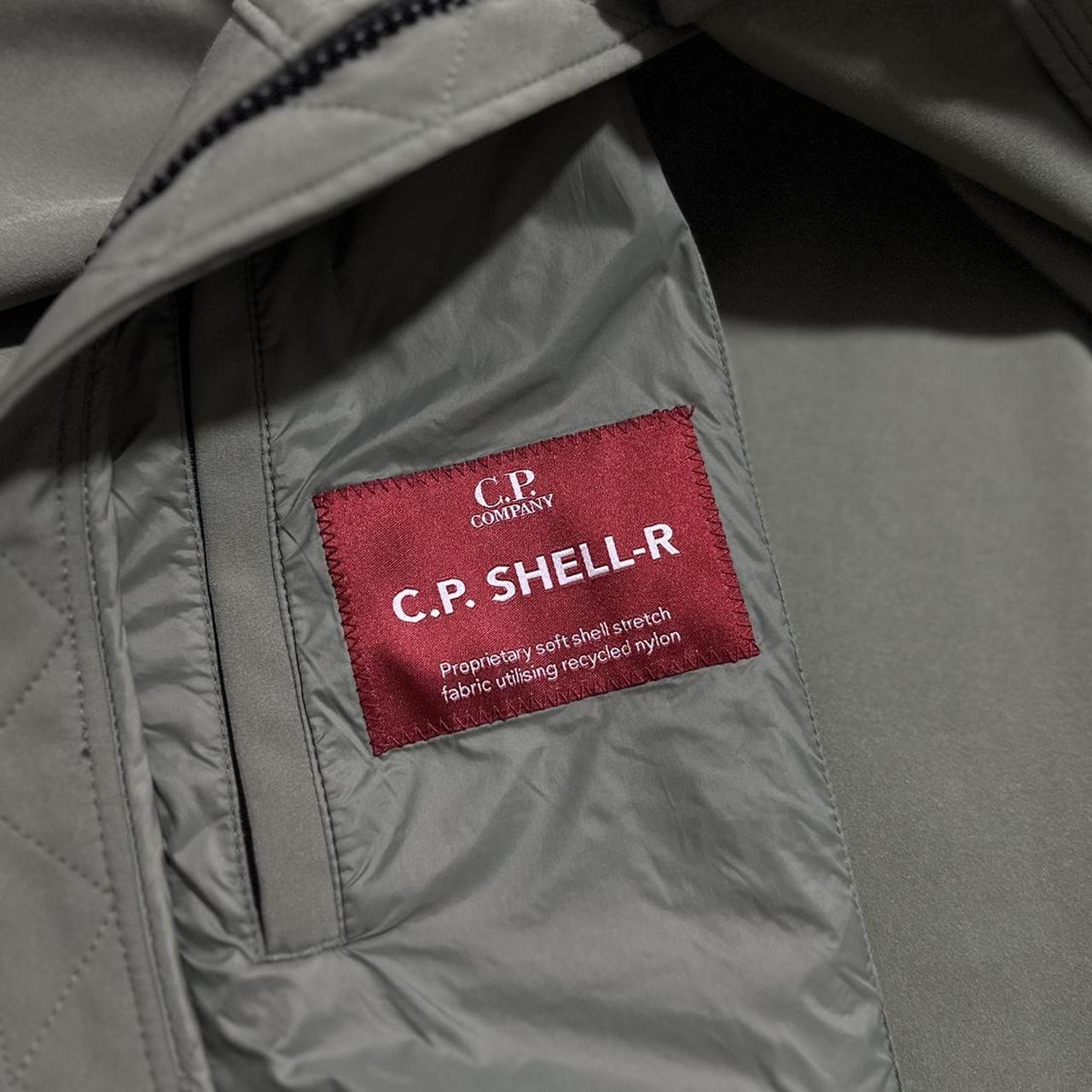 CP Company Green Soft Shell-R Goggle Jacket