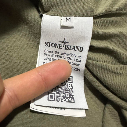 Stone Island Khaki Nylon Metal Overshirt