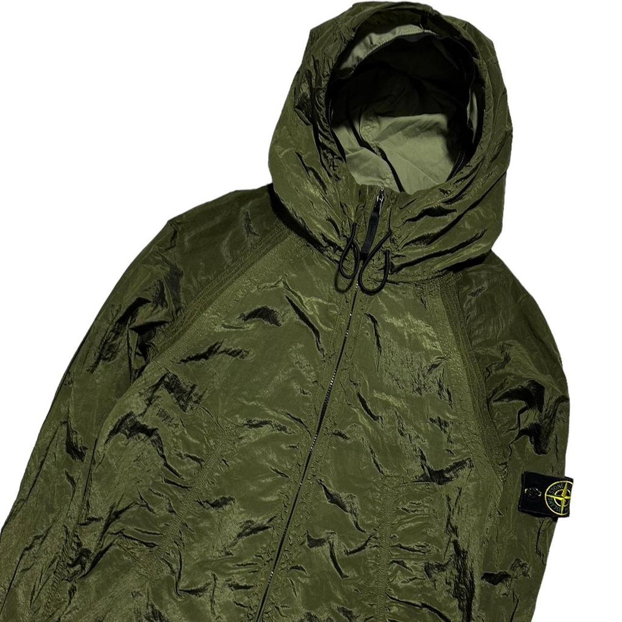 Stone Island Green Nylon Metal Jacket