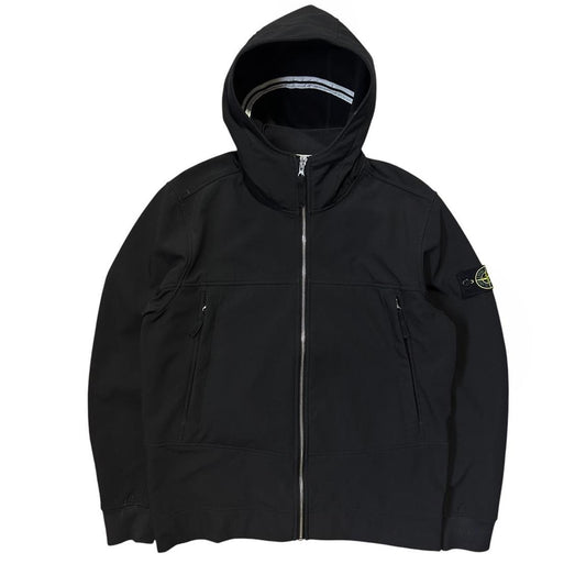 Stone Island Black Soft Shell Jacket