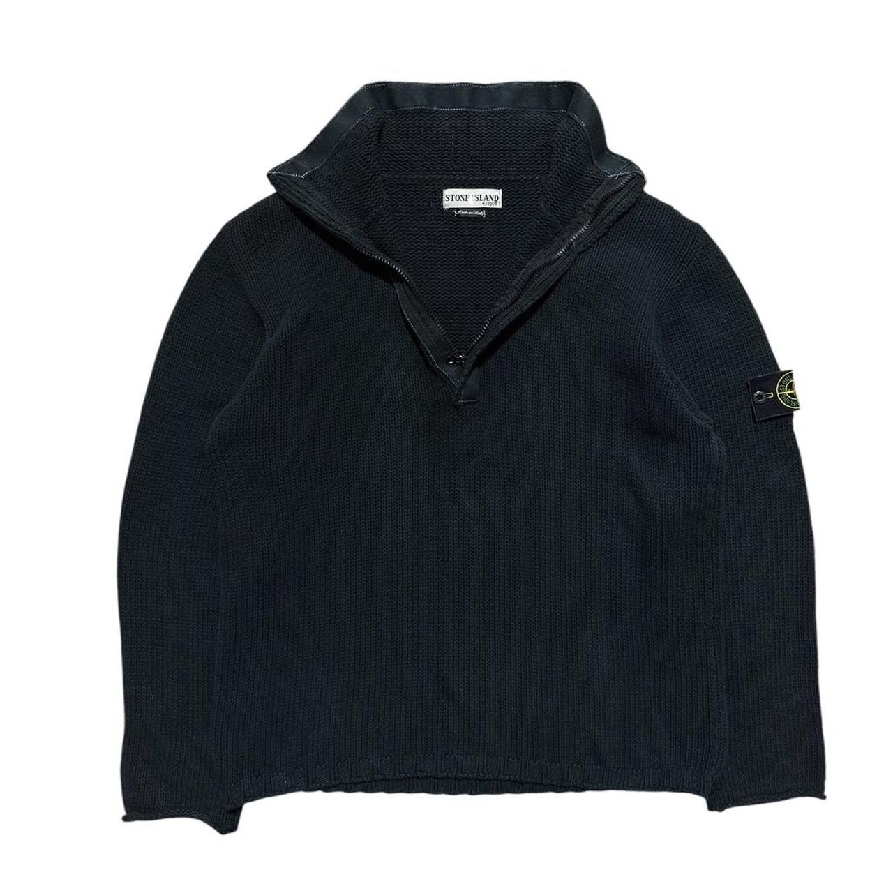 Stone Island Quarter Zip Pullover Knit