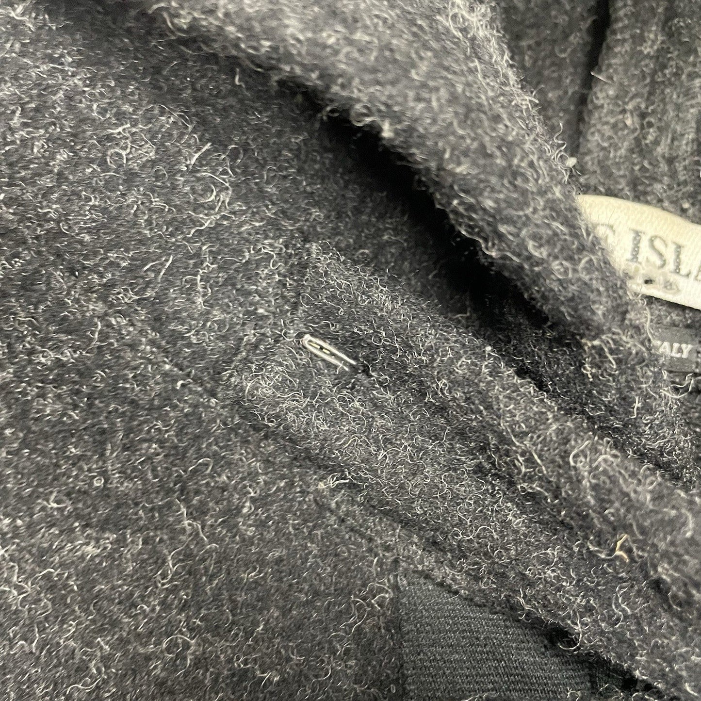 Vintage Stone Island Wool Jacket, Size Large | O/S, Grey