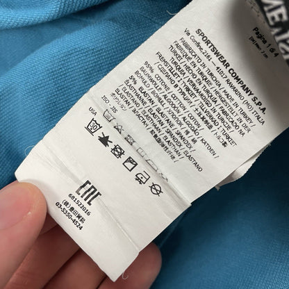 Stone Island Long Sleeve Polo Shirt, Size Medium | O/S, Blue