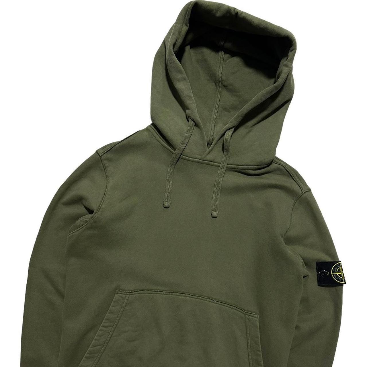 Stone Island Green Pullover Hoodie - Known Source