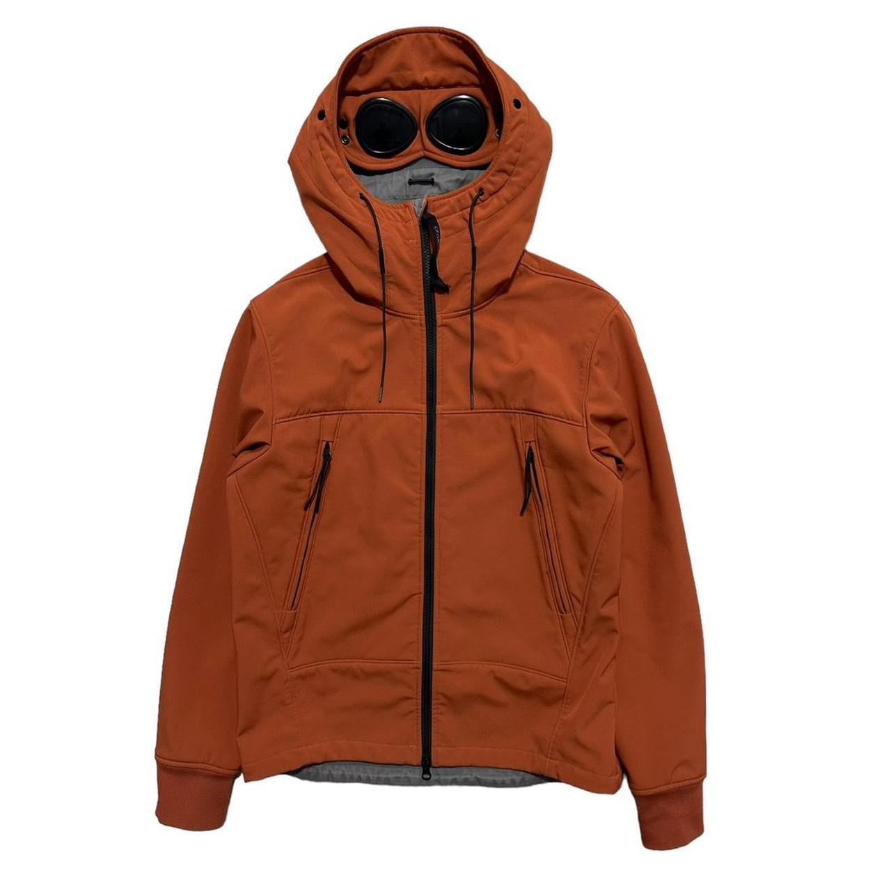 CP Company Orange Soft Shell Goggle Jacket - Known Source