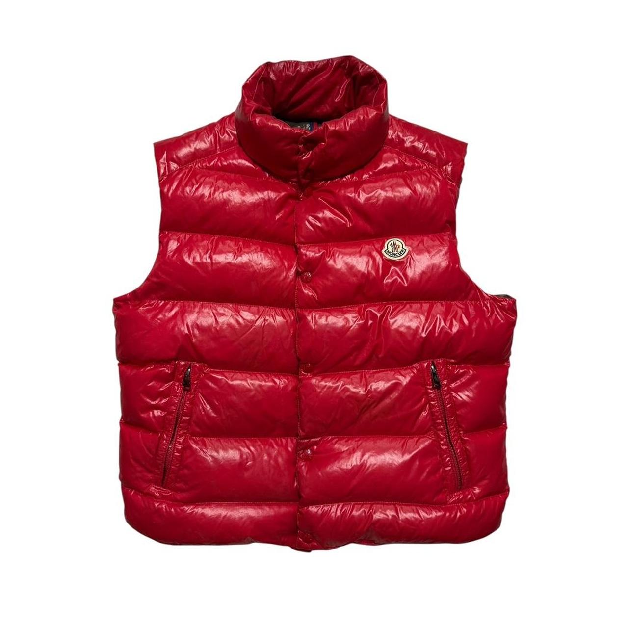Moncler Tib Down Gilet | Medium, Red