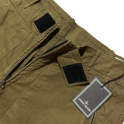 Stone Island Olive Flight Combat Cargos