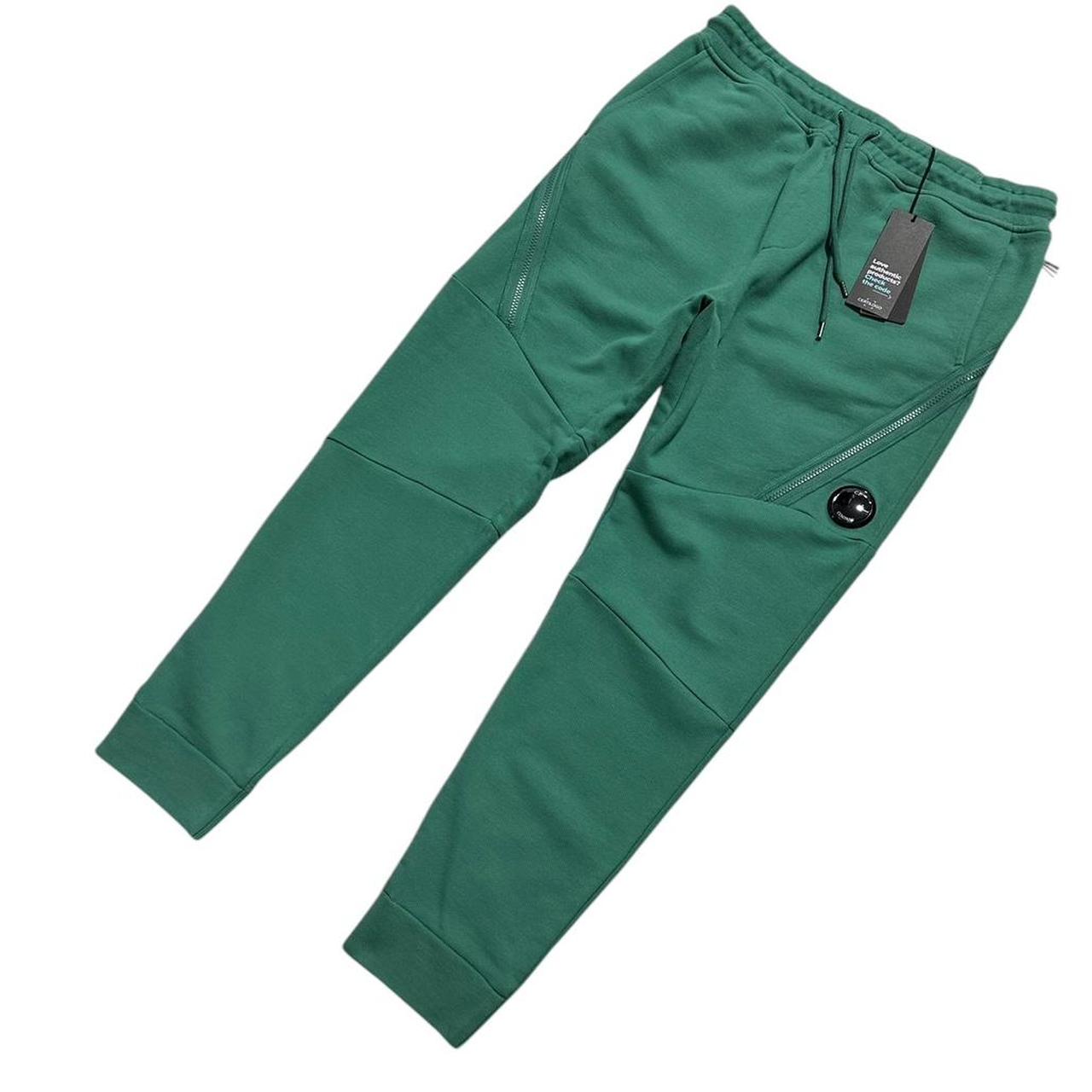 CP Company Green Cotton Sweatpants