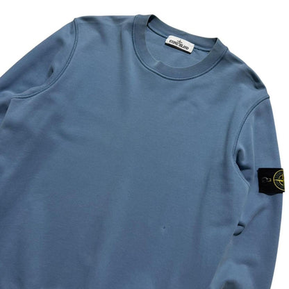 Stone Island Blue Pullover Crewneck