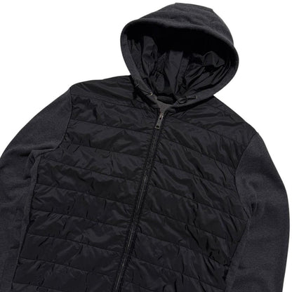 Prada Hybrid Down Hoodie | Large, Black