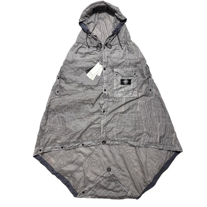Stone Island Reflective Grid Poncho