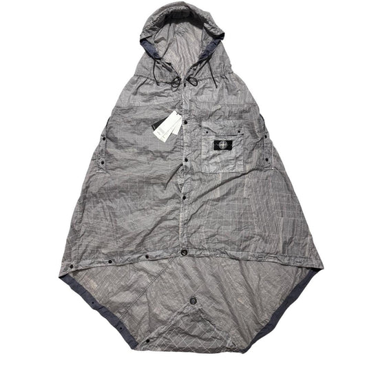 Stone Island Reflective Grid Poncho