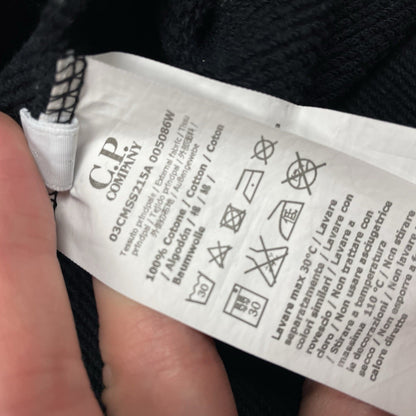 CP Company Spell Out Logo Sweatshirt, Size XXL | O/S, Black