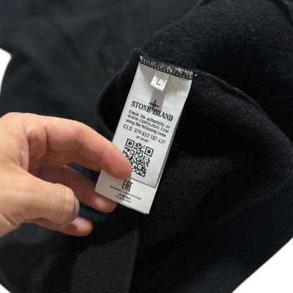 Stone Island Ghost Pullover Crewneck | Large, Black