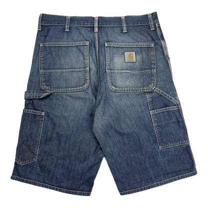 Carhartt WIP Single Knee Bermuda Shorts, Size 32 | O/S, Blue