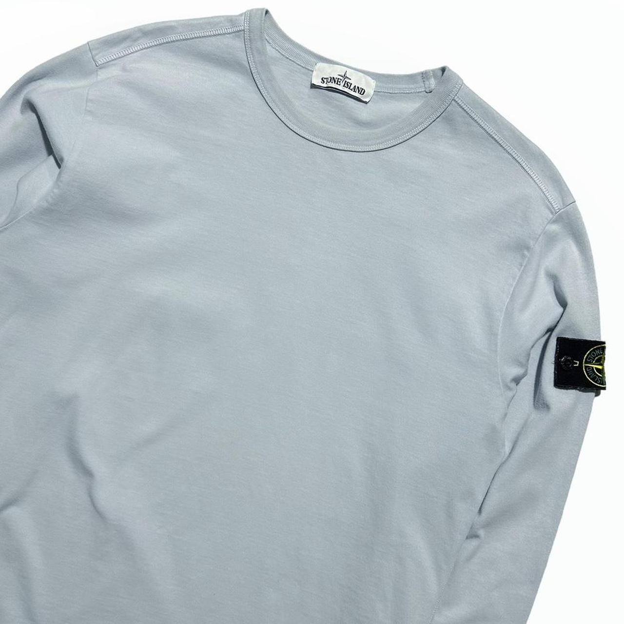 Stone Island Light Blue Thin Pullover Crewneck - Known Source