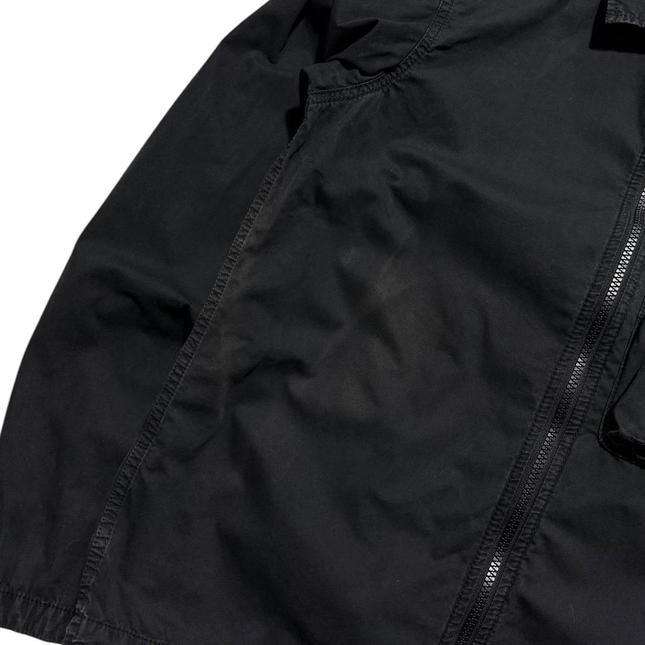 Stone Island Black Canvas Overshirt