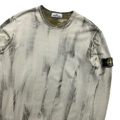 Stone Island Hand Corrosion Pullover Crewneck